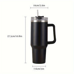 40oz Tumbler w/ Handle, Vacuum Insulated, Stainless Steel Water Cup