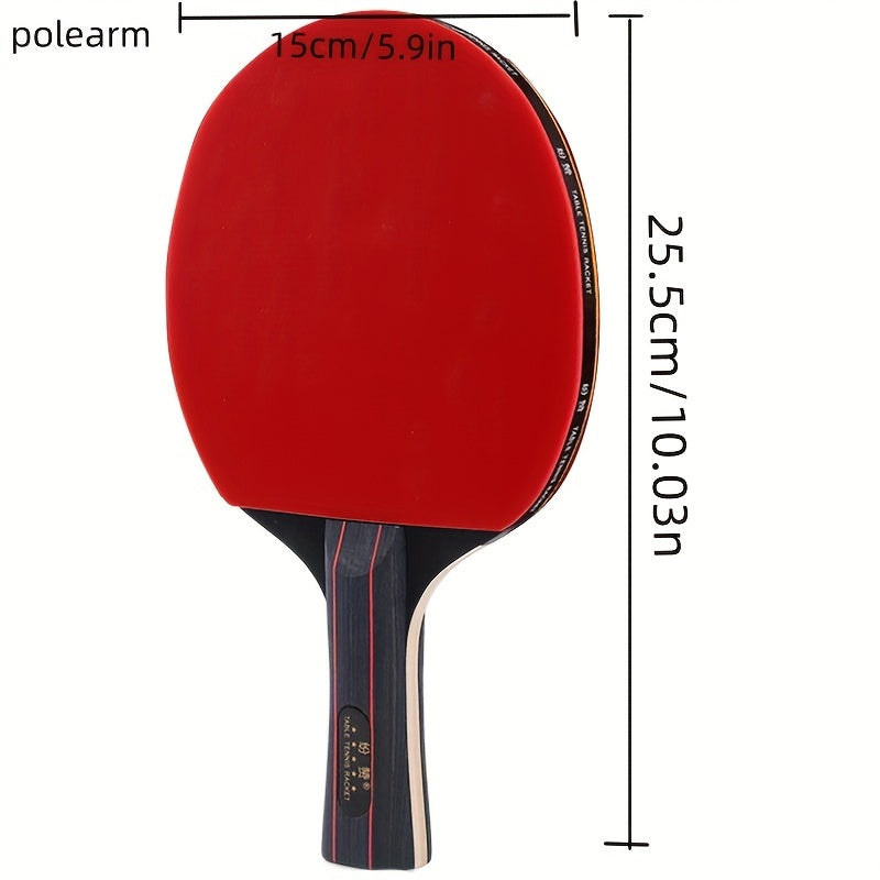 Beginner Table Tennis Paddle Set with 3 Balls