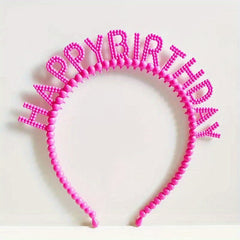 Kids Birthday Hat Hair Clip Happy Birthday Headband