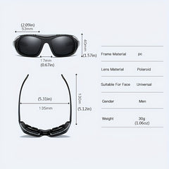 Men's Outdoor Cycling Glasses Polarized Sports Sunglasses Anti Wind & Sand 8535
