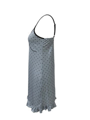 Polka Dot Ruffle Lounge Dress for Women
