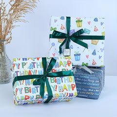 Christmas Birthday Gift Wrapping Paper Arts Crafts Decorations