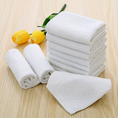 8pcs Cotton Wash Cloth 11.81 X 11.81 Inch Soft Handerchief Ultra Absorbent