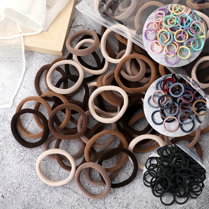 Colorful Hair Ties Elastic Basic Hair Accessories