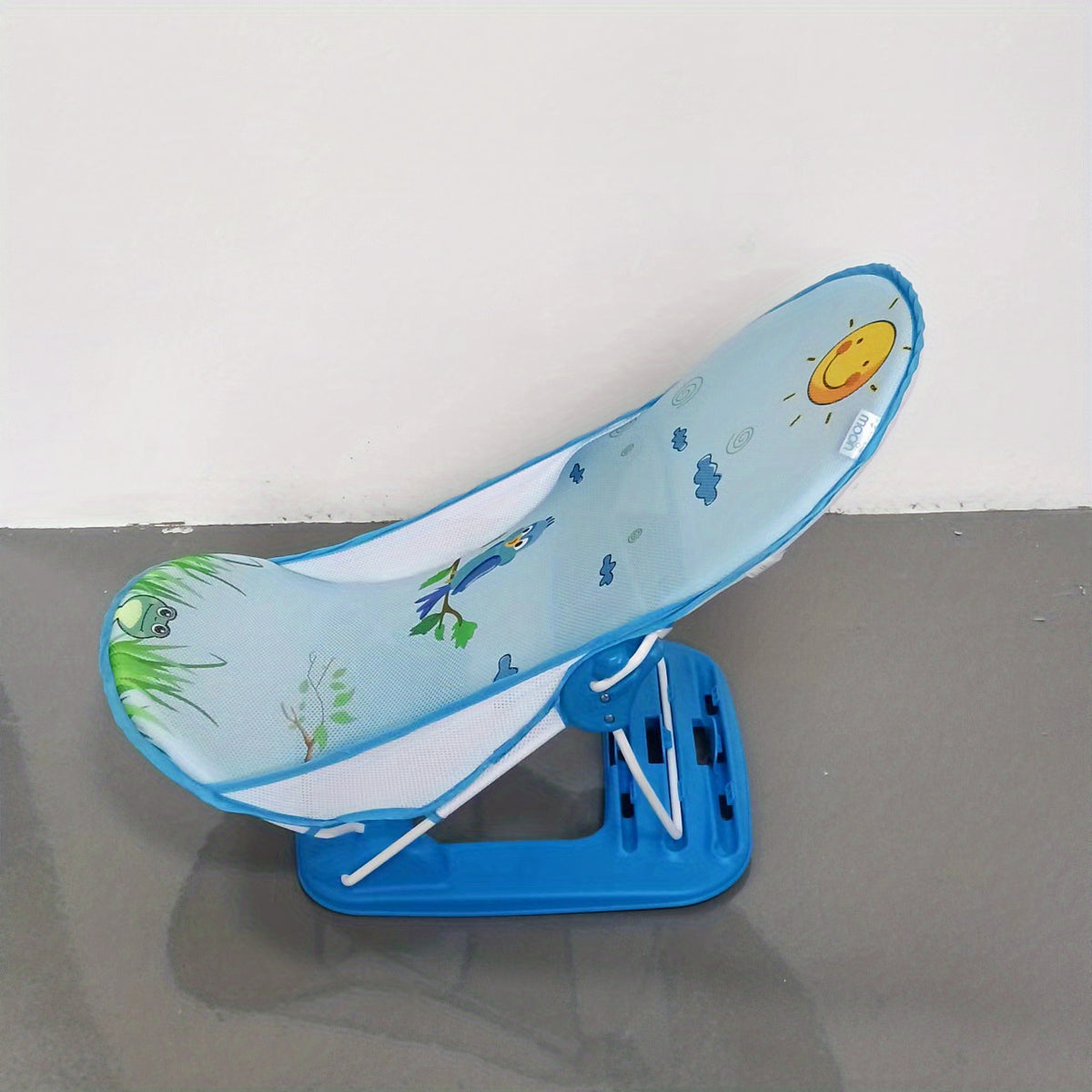 Portable Foldable Baby Bath Chair Cartoon Bath Bed