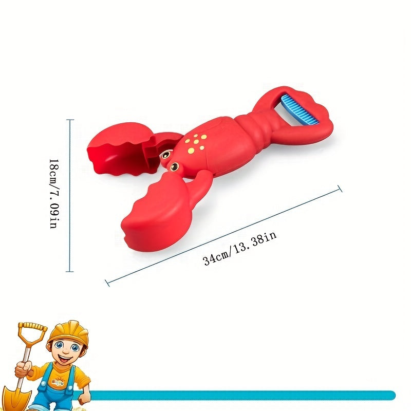 Beach Sand Toys Set Animal Shape Large Shovel Crab Claw Catcher