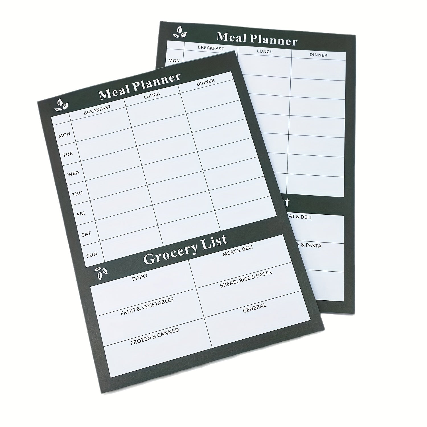 Meal Planner & Grocery Shopping List Notebook