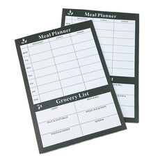 Meal Planner & Grocery Shopping List Notebook