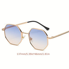 Polygon Sunglasses UV Protection Street Photography Party Accessories