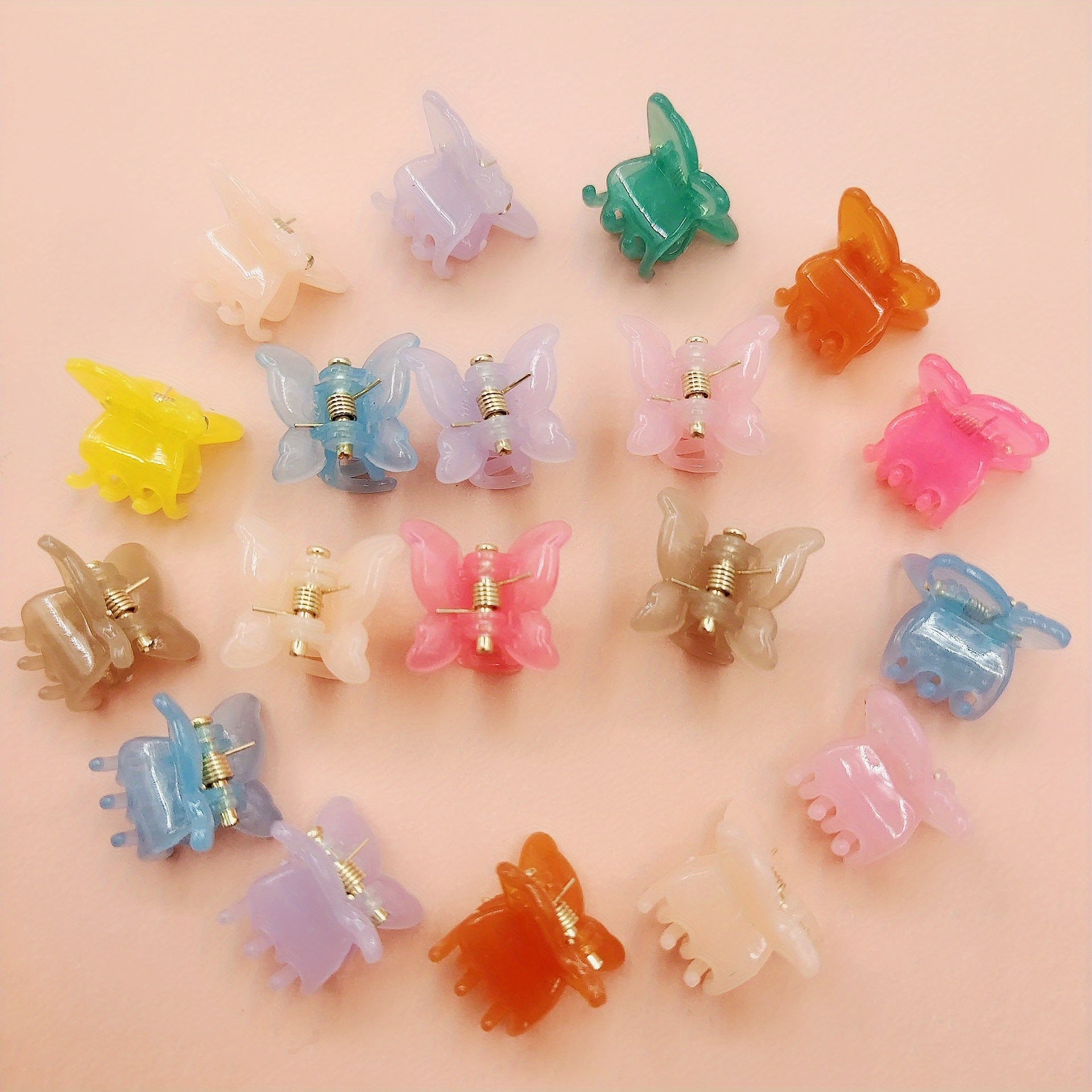 30pcs Mini Butterfly Hair Clips for Women and Girls