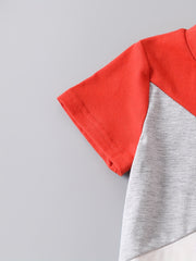 Toddler Boys T-shirt & Shorts Set Crew Neck Short Sleeve Top & Bottoms Kids Summ