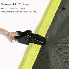 10pcs Mini Tarp Clips Heavy Duty Lock Grip for Tent Awning Clamp