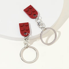 Couple Heart Keychain Set - Boyfriend Girlfriend Matching Gift