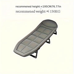 Portable Folding Bed Single Sleeping Bed with Blanket