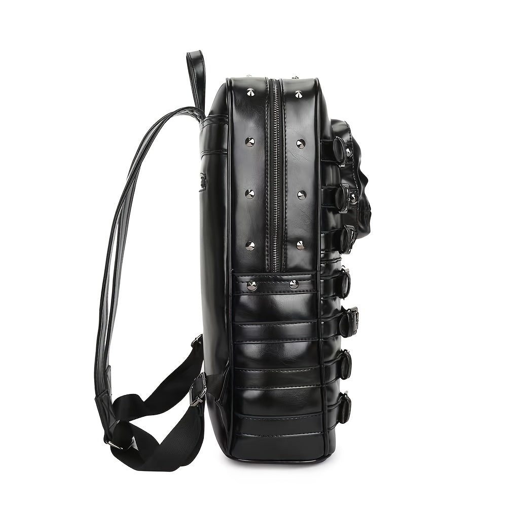 Gothic Skull Backpack Horror Large Capacity Travel Daypack