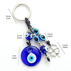 Devil's Eye Keychain Cartoon Colorful Bag Key Chain Ornament