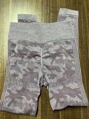 Camouflage Pattern Leggings High Waist Yoga Tight Pants