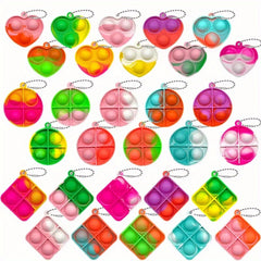 Mini Style Toy Bag Set Keychain Relax Hand Toy Party Gift Office Desk Toy