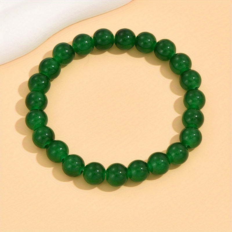 Agate Bead Bracelet for Positive Energy and Balance