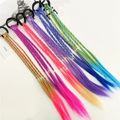 Gradient Braid Hair Ring for Kids
