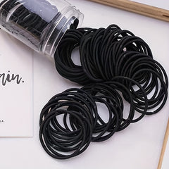 Solid Hair Tie Non Slip Scrunchie Ponytail Holder Elastic Hair Accessory