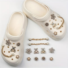 Summer Women's Shoe Flower Shoe Buckle Ins Garden Shoes Decoration