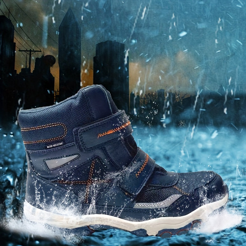Boy's High Top Hiking Shoes Non Slip Waterproof Durable Shoes