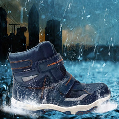 Boy's High Top Hiking Shoes Non Slip Waterproof Durable Shoes