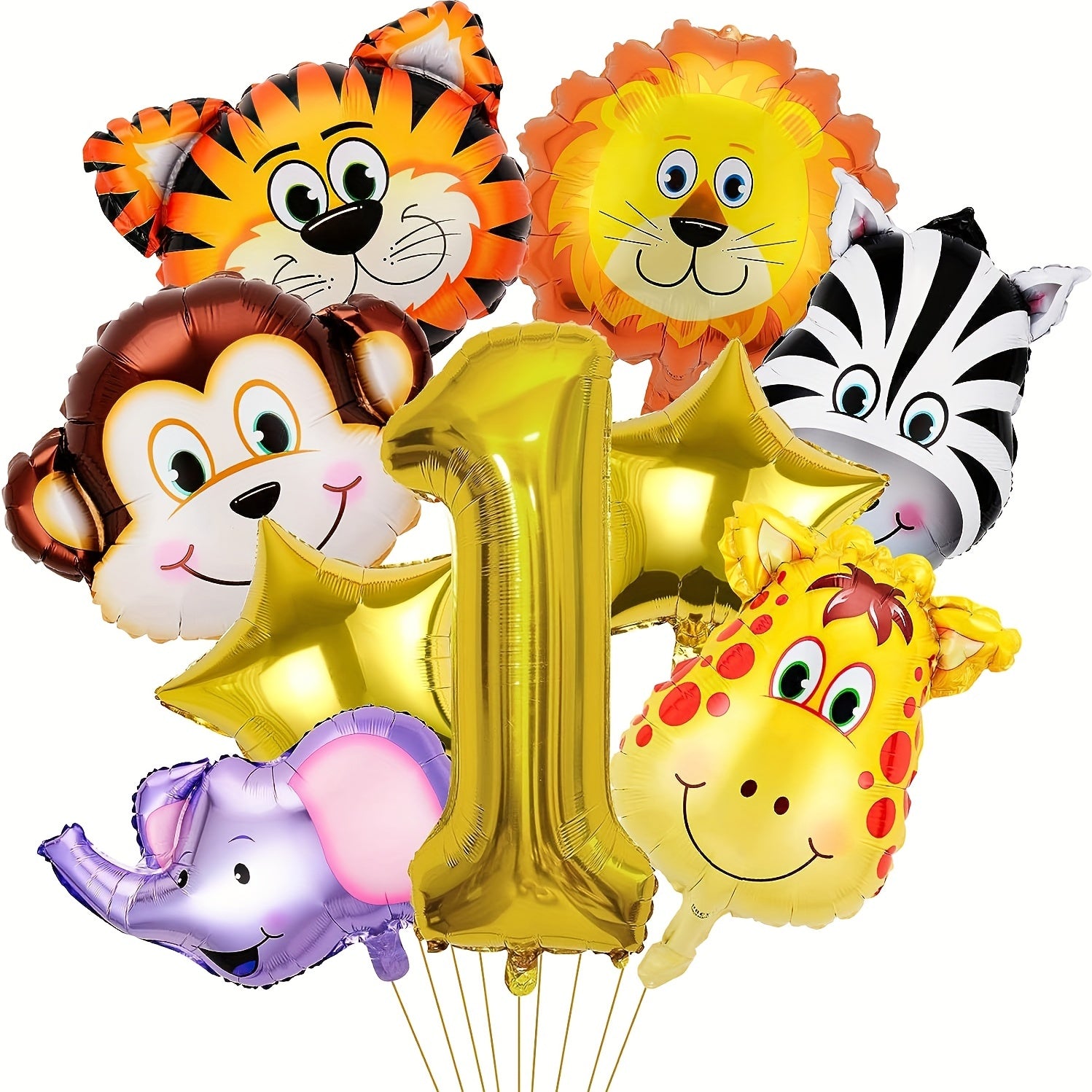 Safari Animal Balloons for Baby Shower Jungle Theme Party