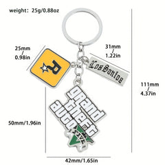Fan Car Keychain Holder Llaveros Key Chain Rings for Fans