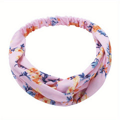 Boho Floral Style Headband Elastic Head Wrap Hair Band