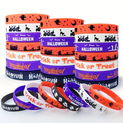 32pcs Halloween Party Silicone Bracelets Trick or Treat Decorations