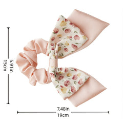 Boho Floral Scarf Scrunchies Hair Ribbons Hair Ties