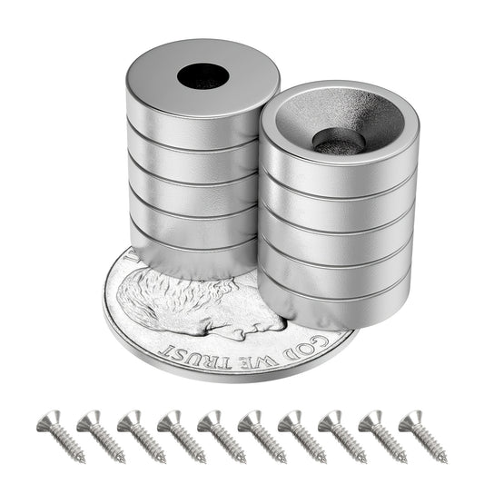 10pcs 12x3mm Hole 4mm Neodymium Disc Magnets