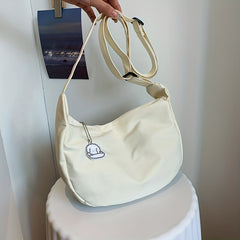 Minimalist Shoulder Bag Zipper Crossbody Bag Casual Underarm Bag