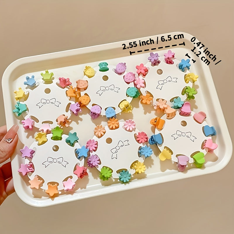 Candy Hair Accessories Pack - Random Solid Grab Clips