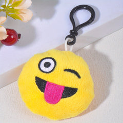 Fuzzy Toy Keychain Fluffy Key Ring Purse Bag Backpack Ornament