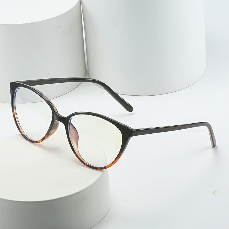 Cat Eye Tortoiseshell Light Blocking Glasses