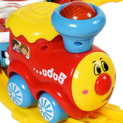 Kids' Track Building Blocks Train Toys with Light Music