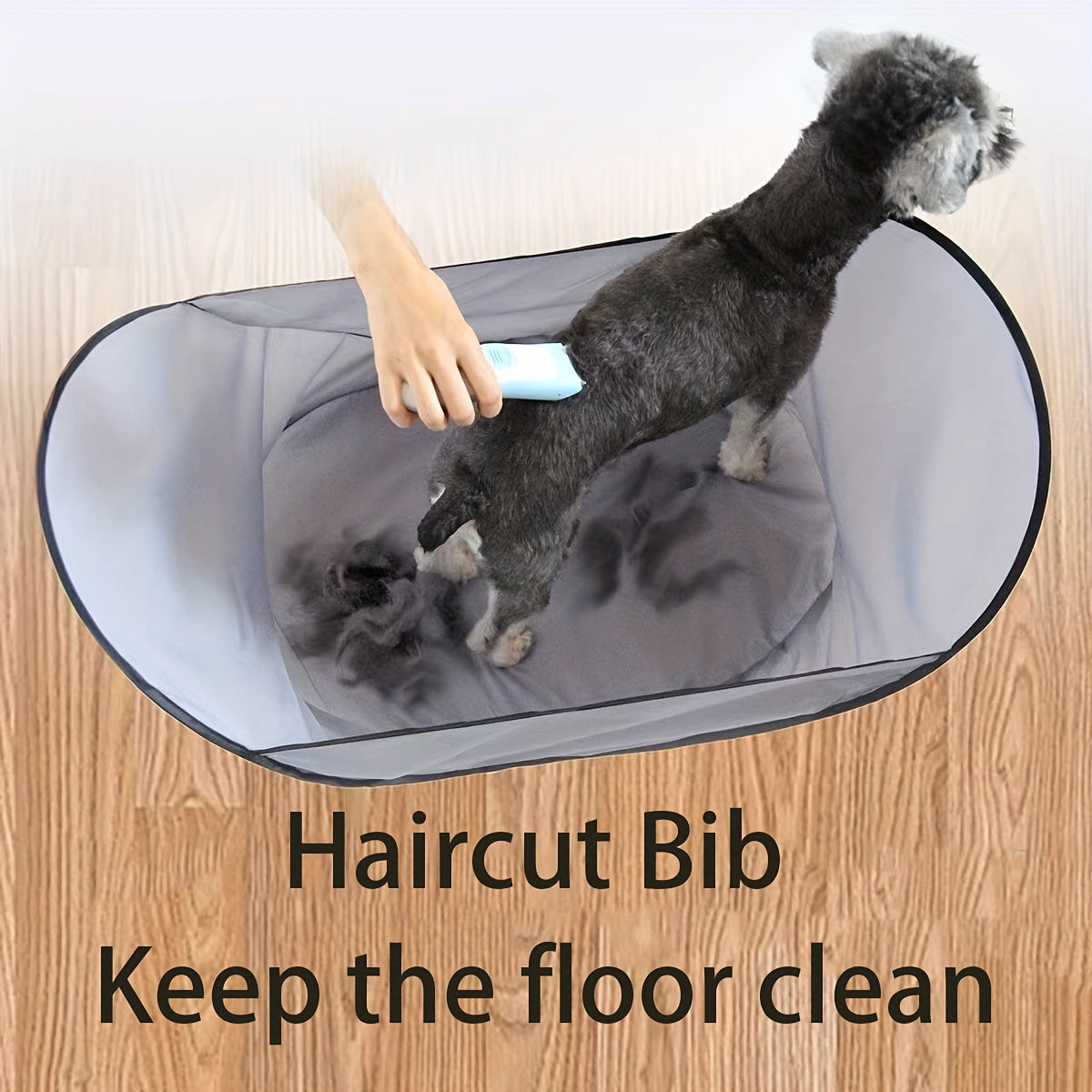 Pet Grooming Hair Cutting Bib for Dogs and Cats