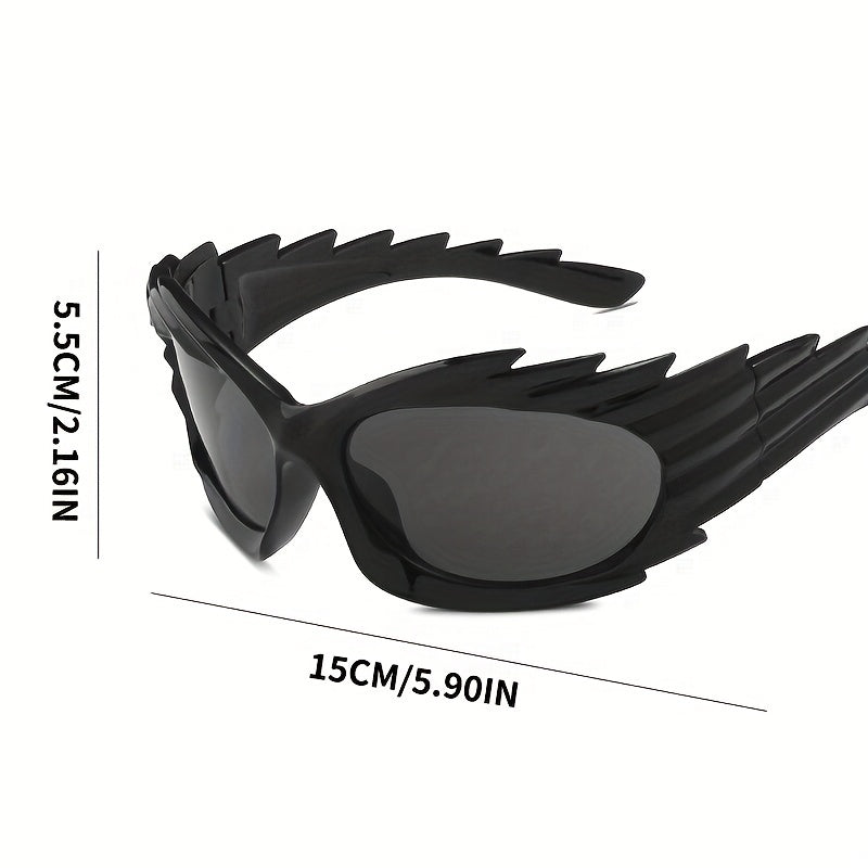 Y2K Wrap Around Sunglasses UV400 Protection