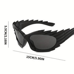 Y2K Wrap Around Sunglasses UV400 Protection