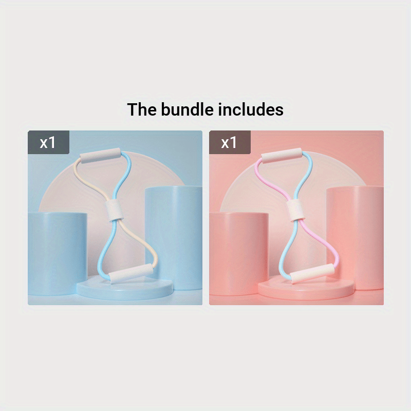 8 Shaped Pull Rope Elastic Resistance Rope Yoga Fitness Equipment