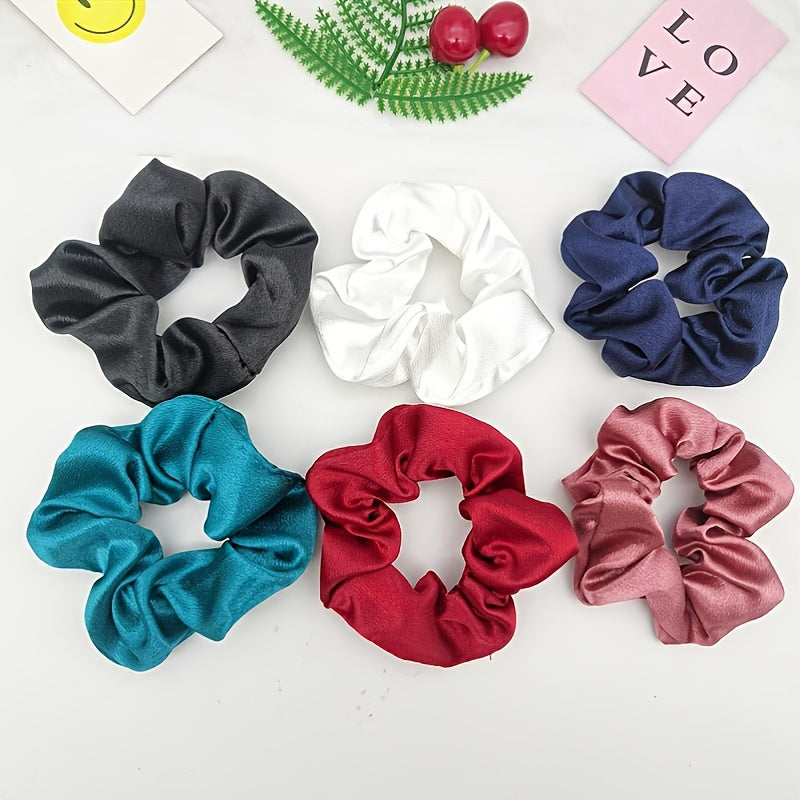 Crystal Hair Ring Retro Head Rope DIY Fabric Rubber Band Women's Hair Accessorie