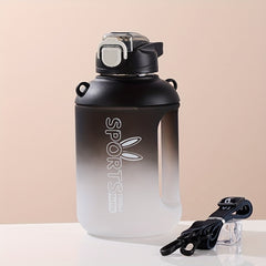 Gradient Water Bottle Straw Handle Portable Leakproof BPA Sports Cup