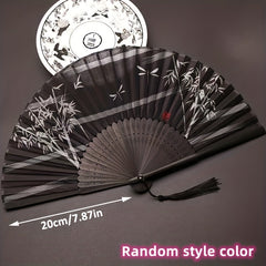 Silk Fan Chinese Folding Home Decoration Art Craft Gift Dancing Hand Fan