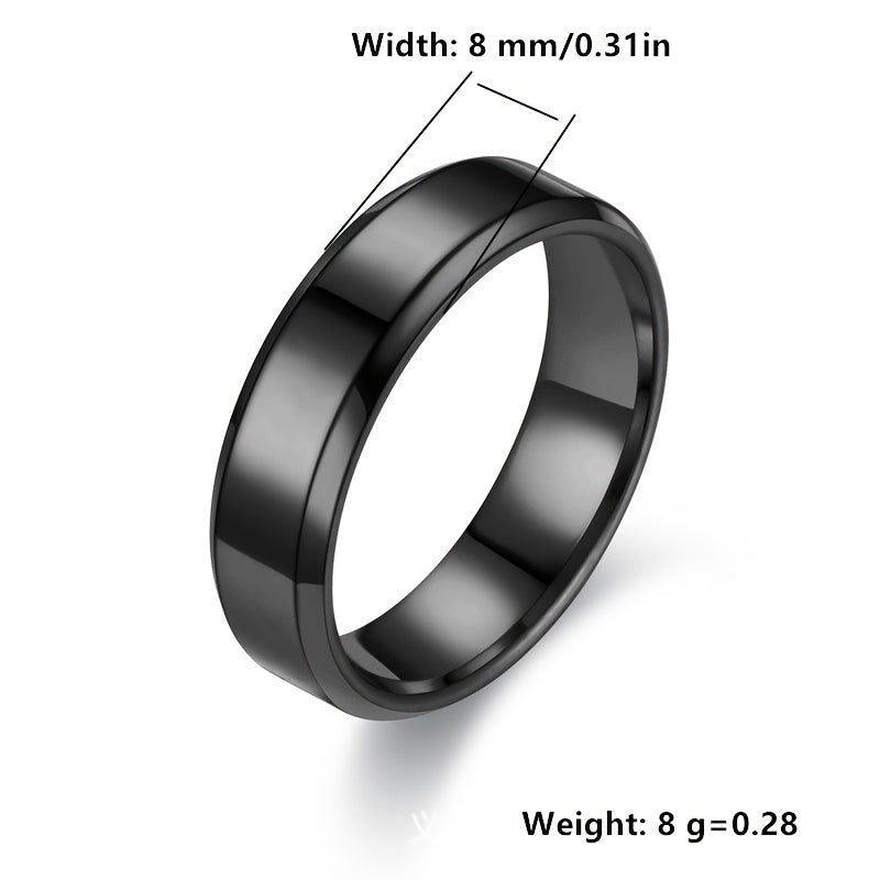 Men's Stainless Steel Ring - Gothic Skull Design