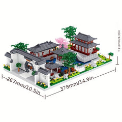 Building Block Toys DIY Suzhou Garden Assembly Model