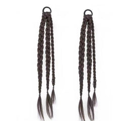 Y2K Hair Ring Ponytail Braiding Hair Wig Headpiece Hair Accessories