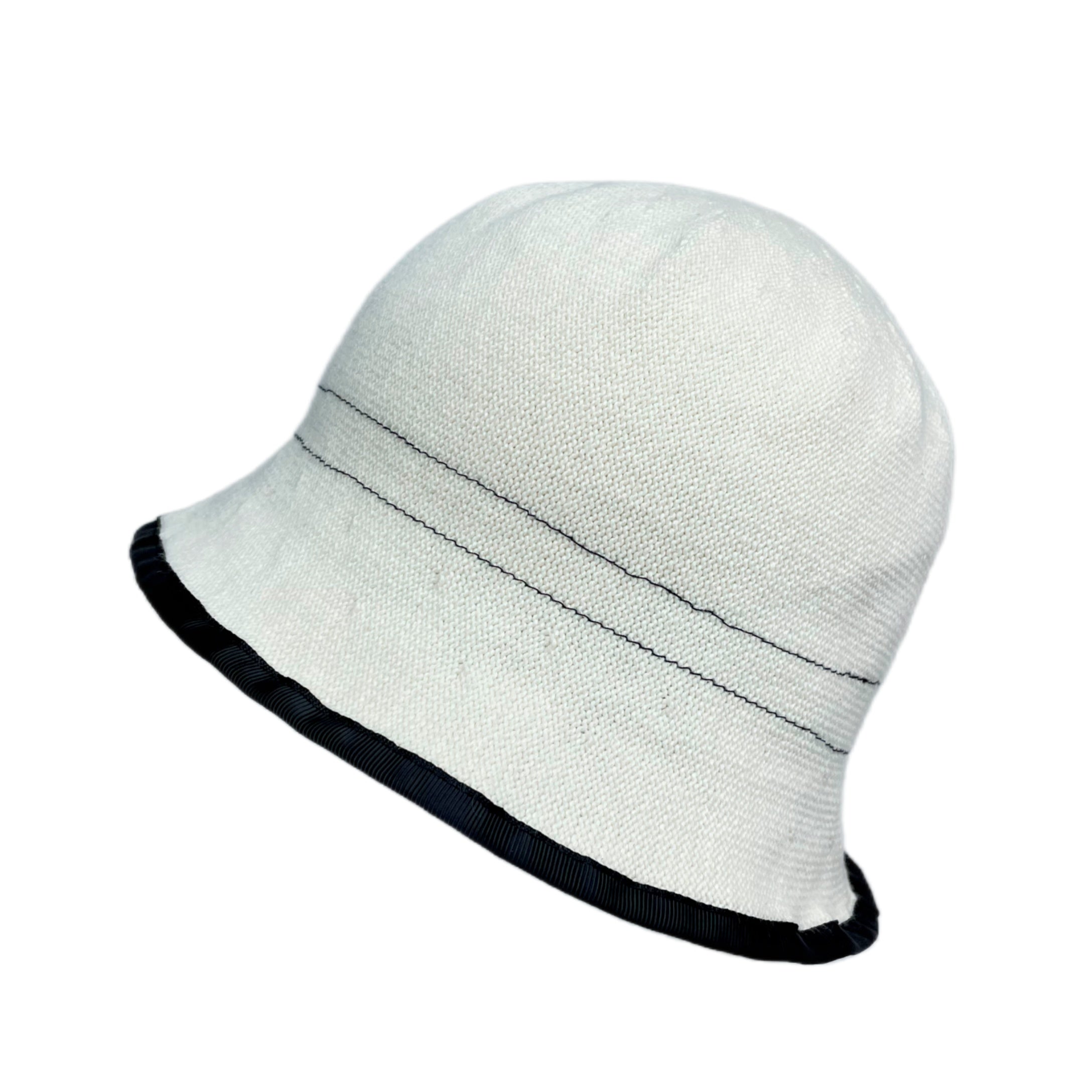 Cotton Bucket Hat Solid Sunscreen Foldable Cloche Women Outdoor